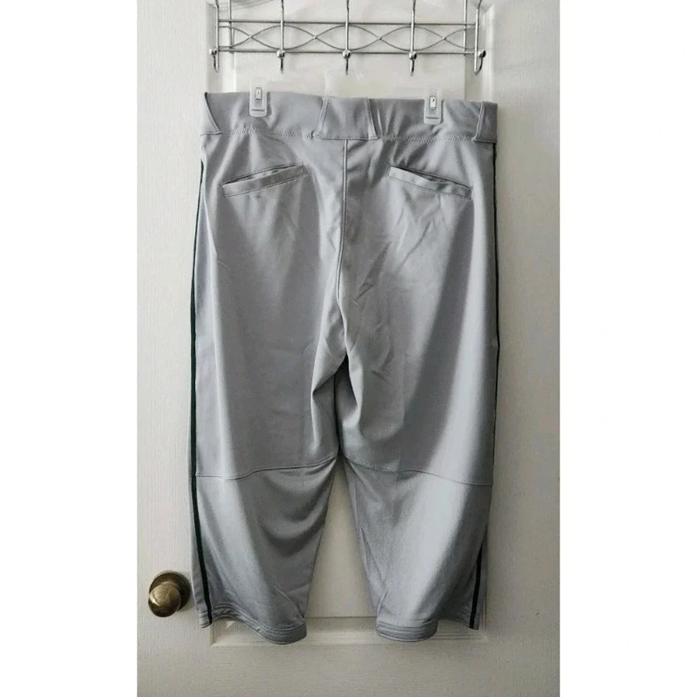 Nike Dr-Fit Team Engineered Men's Baseball Pants‎ Grey XXL Swoosh Logo NEW